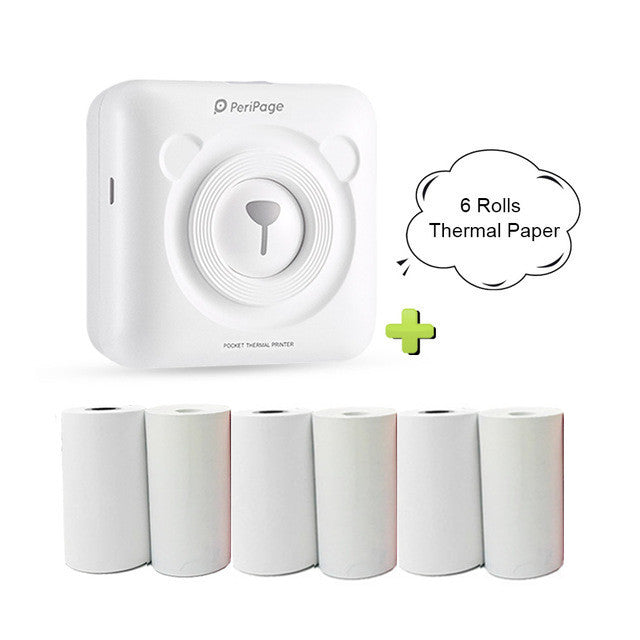 Peripage Printer™ + 20 Rolls of Thermal Paper