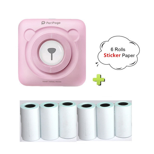 Peripage Printer™ + 20 Rolls of Thermal Paper