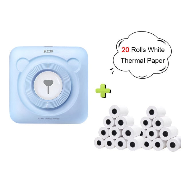 Peripage Printer™ + 20 Rolls of Thermal Paper
