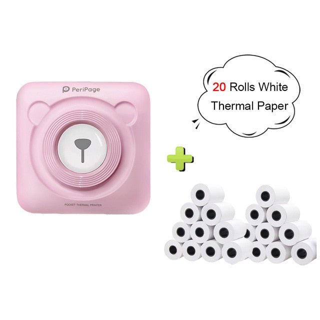 Peripage Printer™ + 20 Rolls of Thermal Paper